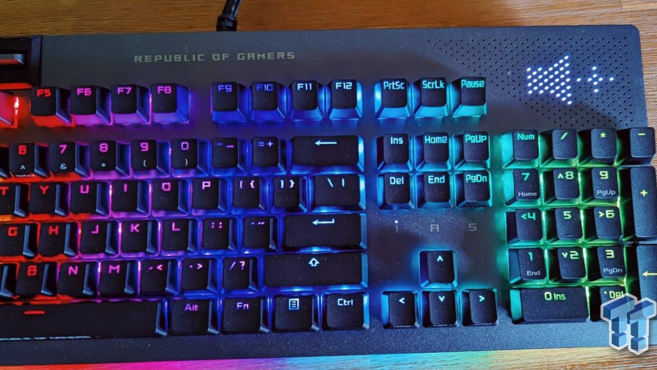 ASUS ROG Strix Flare II Animate Gaming Keyboard Review