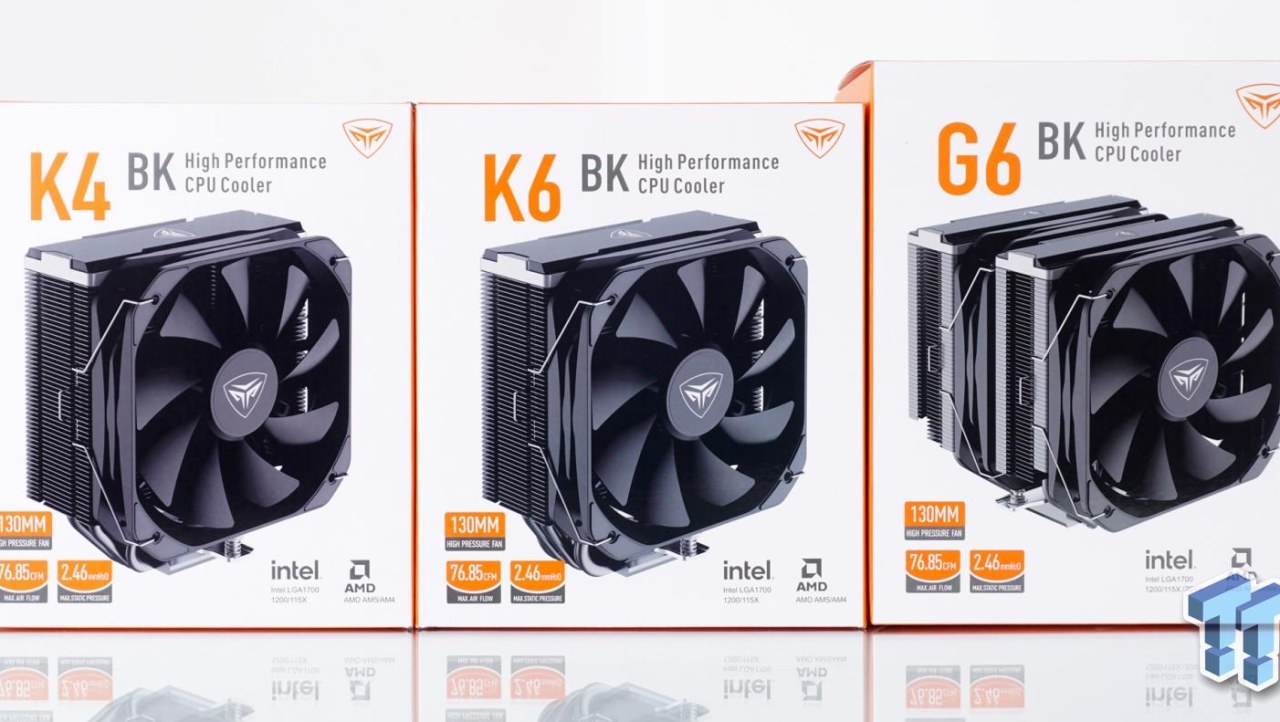 PCCooler GAMEICE CPU Air Coolers (K4, K6, and G6) Review