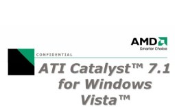 ATI Catalyst 7.1 for Vista - Software improvement and Crossfire!