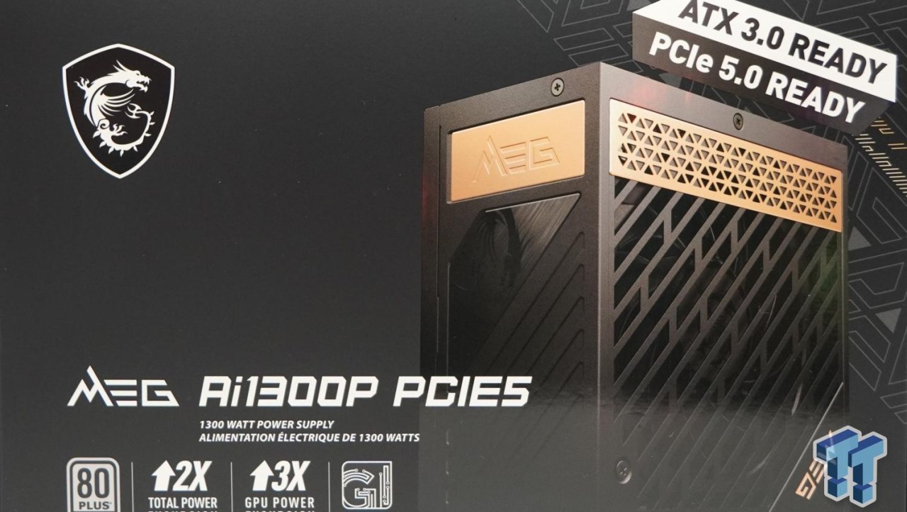 MSI MEG Ai1300P ATX 3.0 1300-watt 80 PLUS Platinum PSU Review