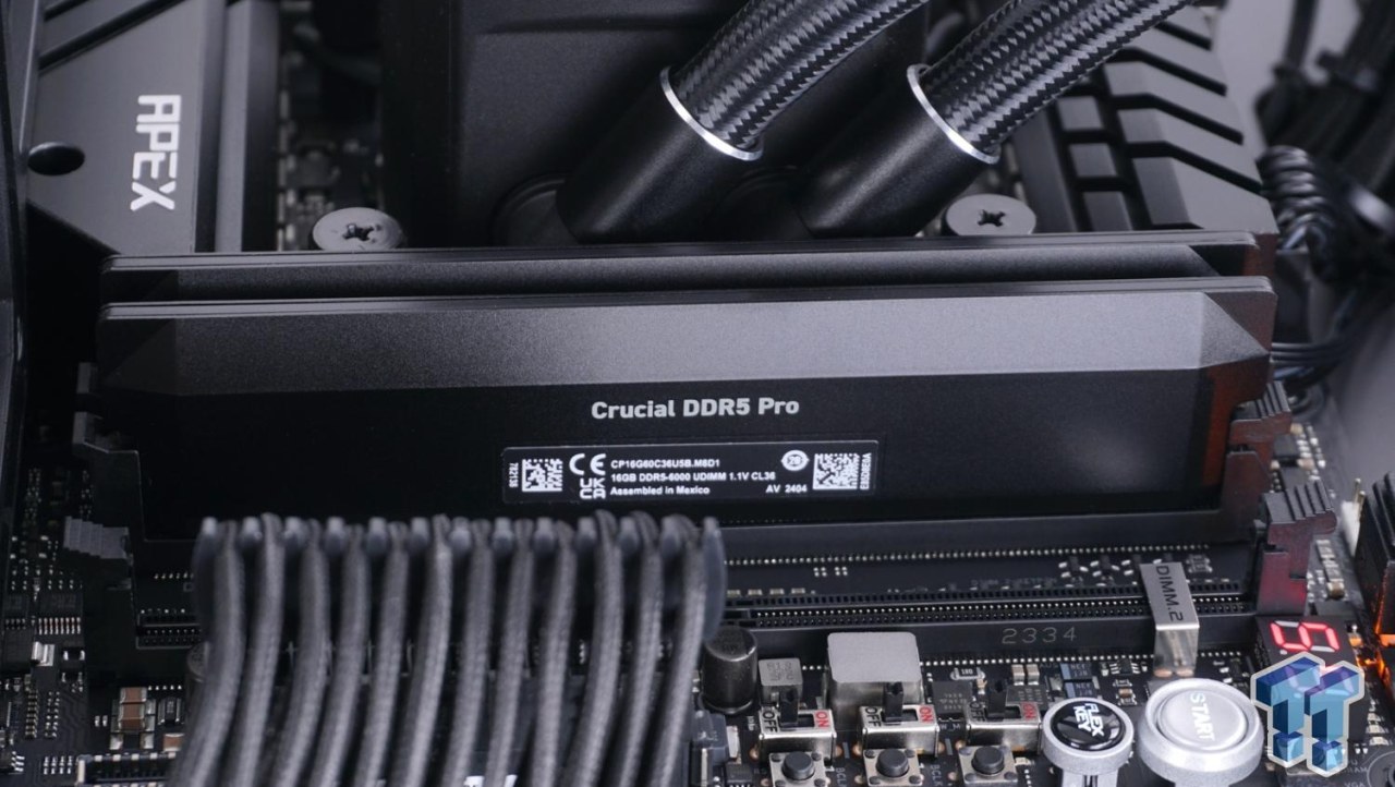 Crucial Pro Overclocking DDR5-6000 32GB Dual-Channel Memory Kit Review