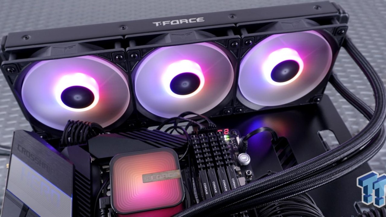 TEAM T-FORCE Siren GA360 ARGB Liquid CPU Cooler Review