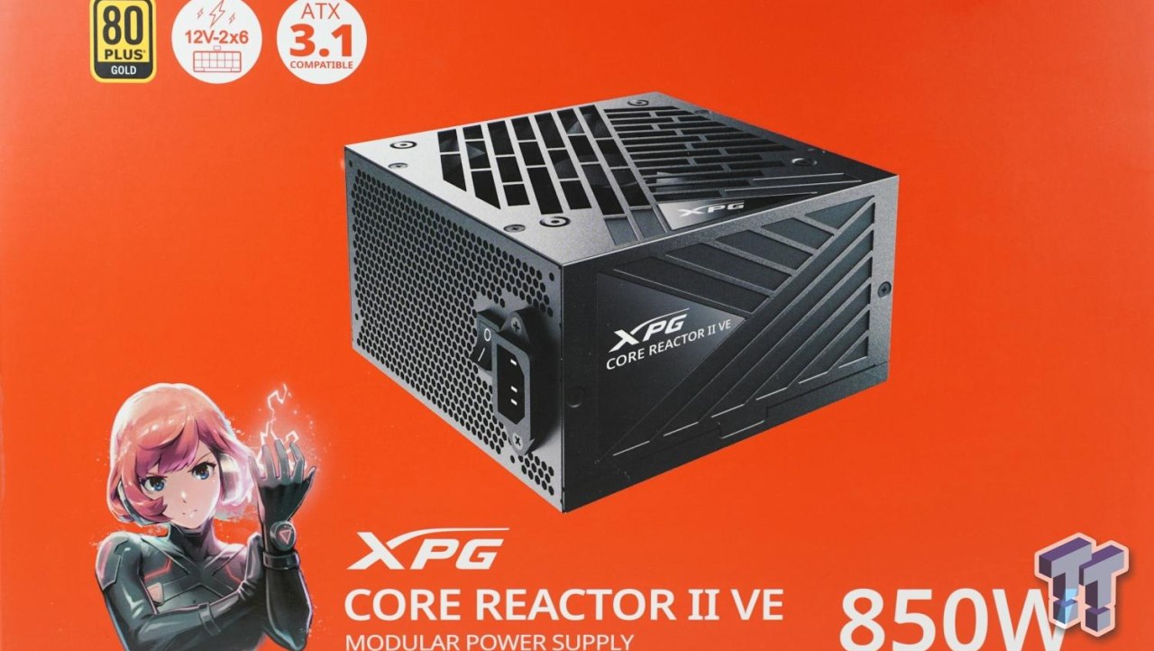 XPG Core Reactor II VE 850w 80 PLUS Gold ATX 3.0 PSU Review