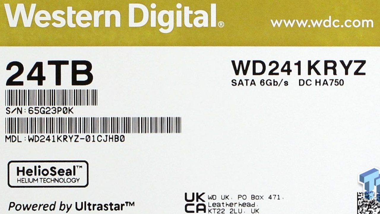 Western Digital WD Gold 24TB HDD Review - High-Capacity Masterpiece