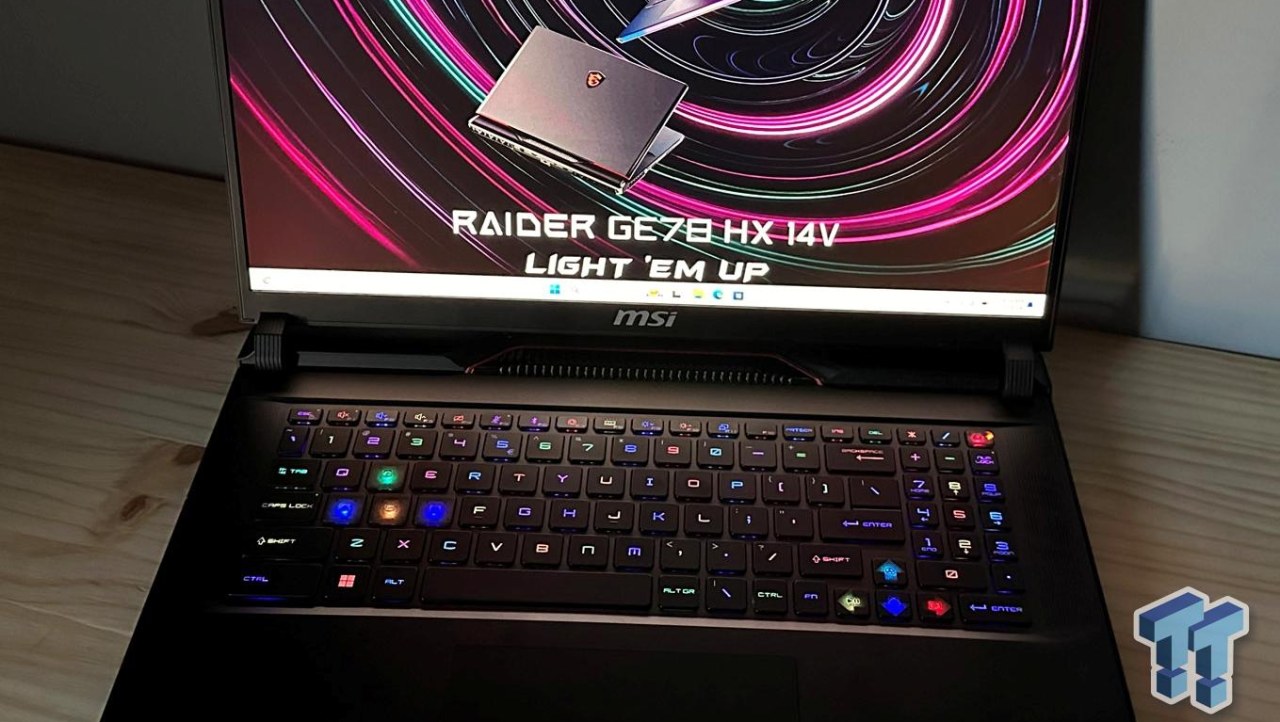 MSI Raider GE78HX Gaming Laptop Review