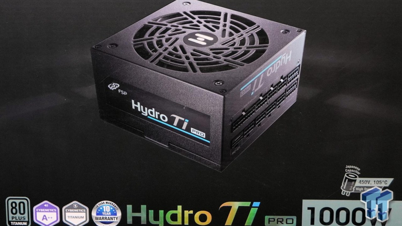 FSP Hydro Ti Pro 1000w 80 PLUS Titanium ATX 3.0 PSU Review