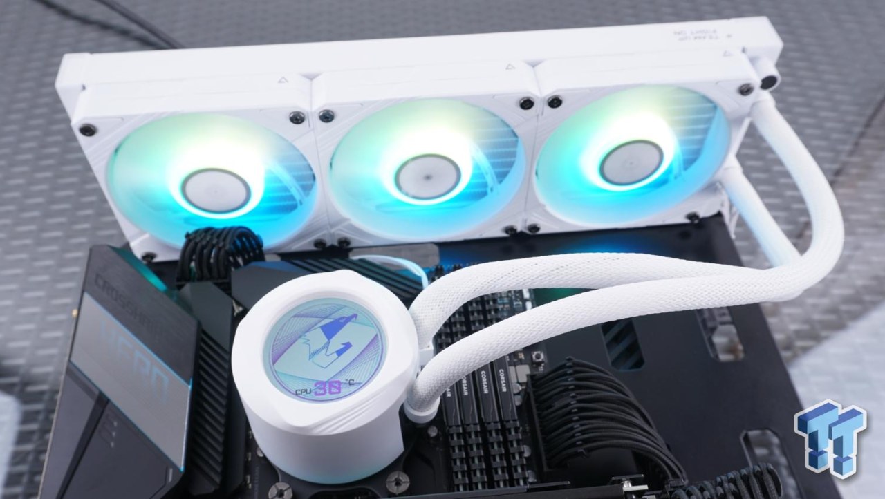 GIGABYTE AORUS WATERFORCE X II 360 ICE Liquid Cooler Review