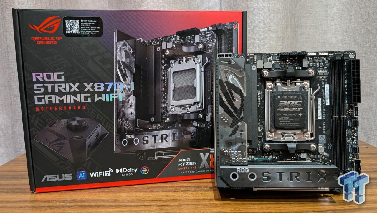 ASUS ROG Strix X870-I Gaming Wi-Fi Mini-ITX Motherboard Review