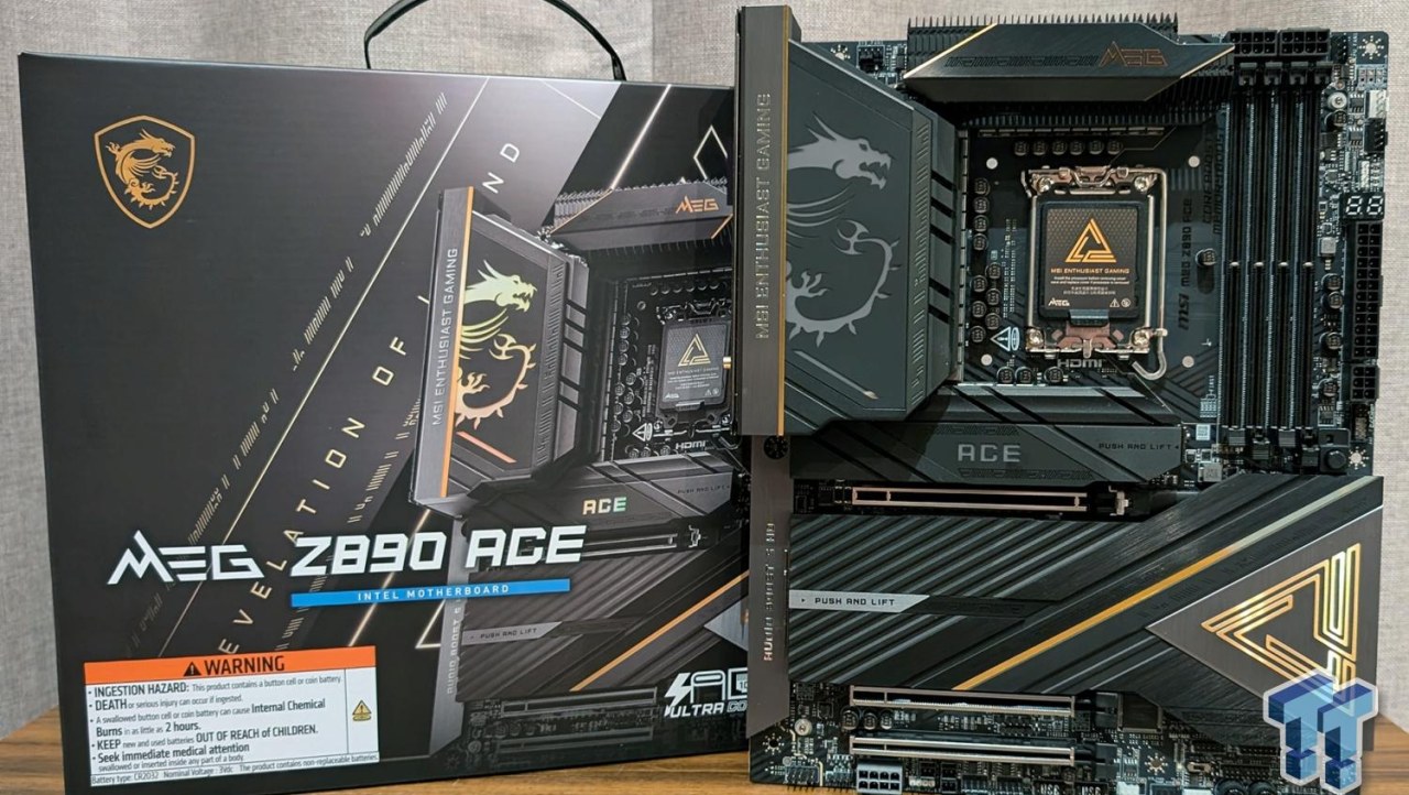 MSI MEG Z890 Ace Motherboard Review - Flagship features without the flagship price