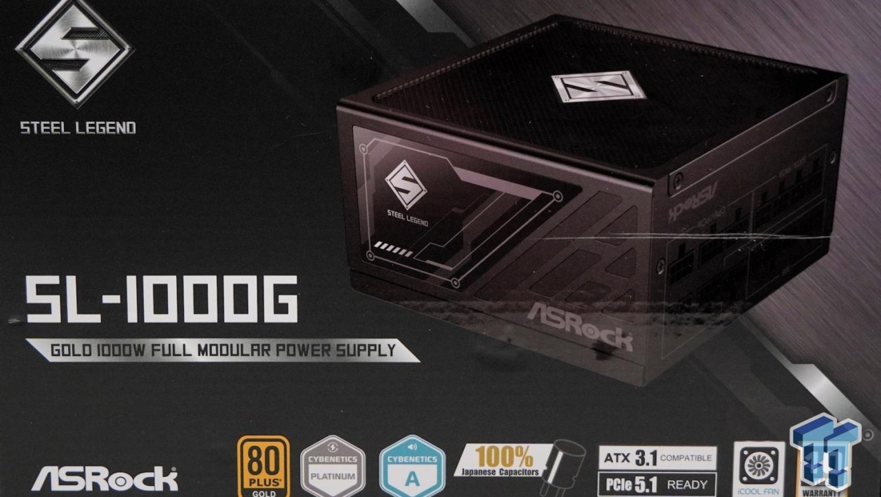 ASRock Steel Legend SL-1000G 80 PLUS Gold ATX 3.1 PSU Review