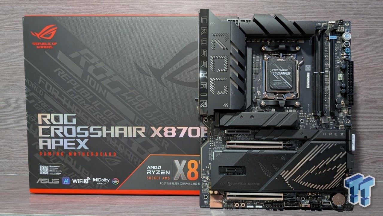ASUS ROG Crosshair X870E Apex Motherboard Review