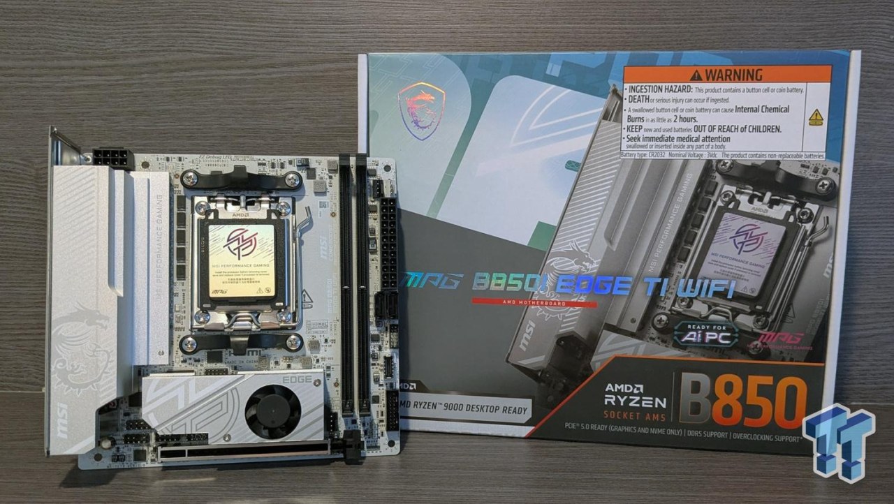 MSI MPG B850I Edge Ti WiFi Motherboard Review