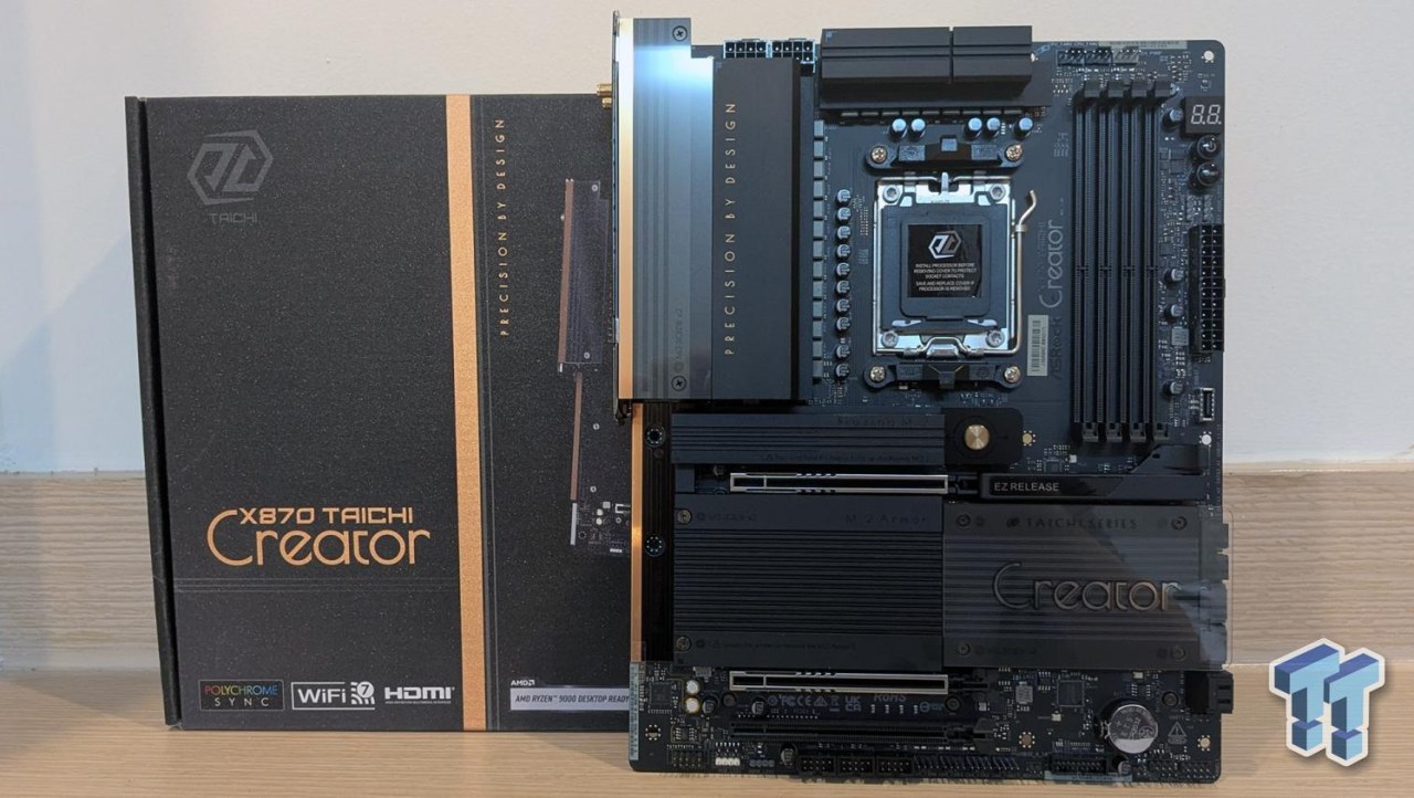 ASRock X870 Taichi Creator Motherboard Review - The creator's Taichi