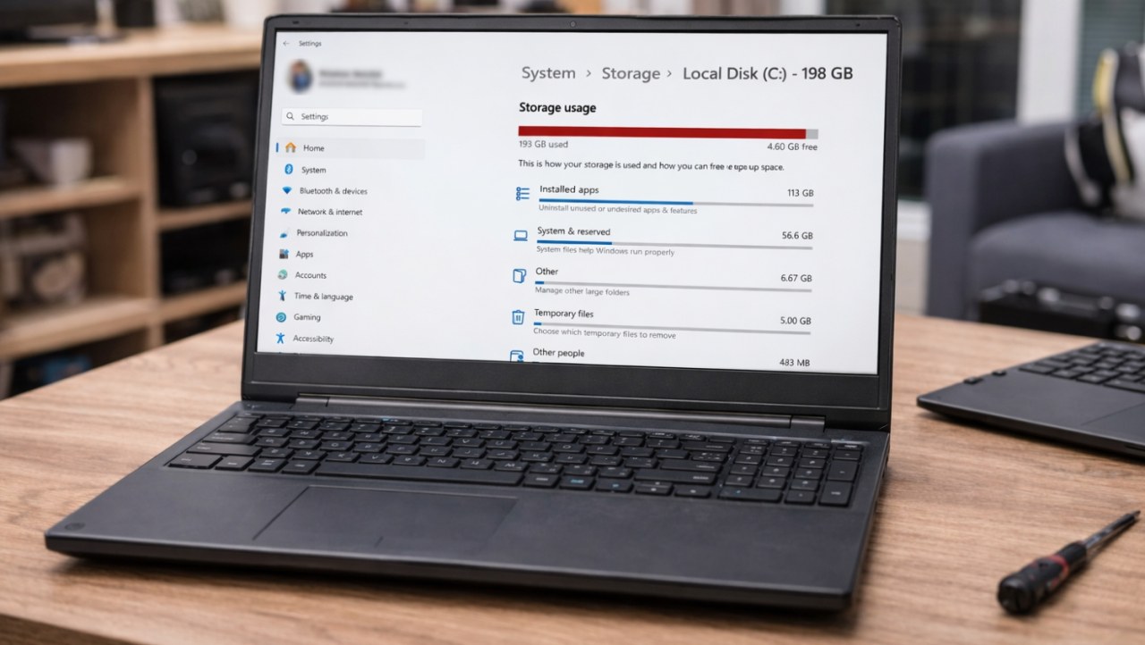How to see what's using up storage space on your C: Drive