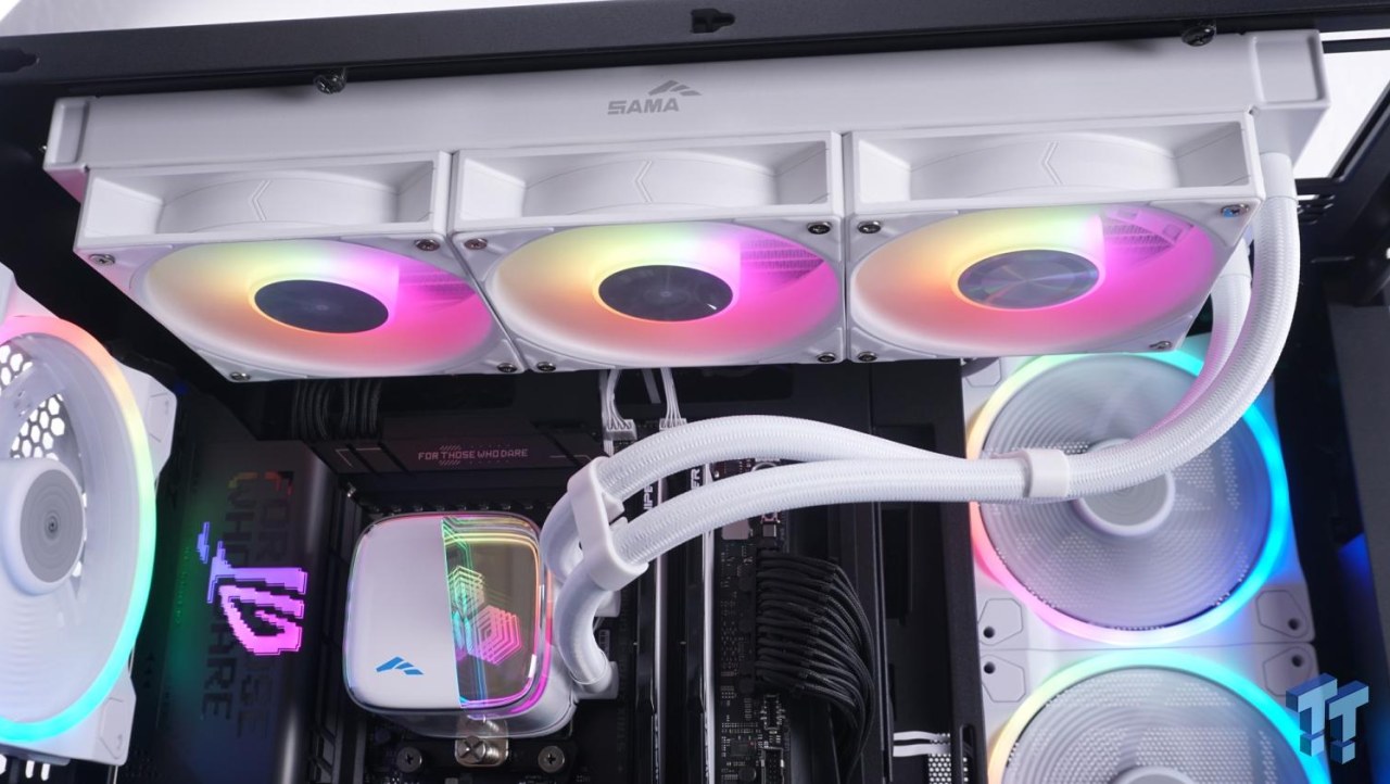 SAMA L70 360mm ARGB AIO Liquid CPU Cooler Review