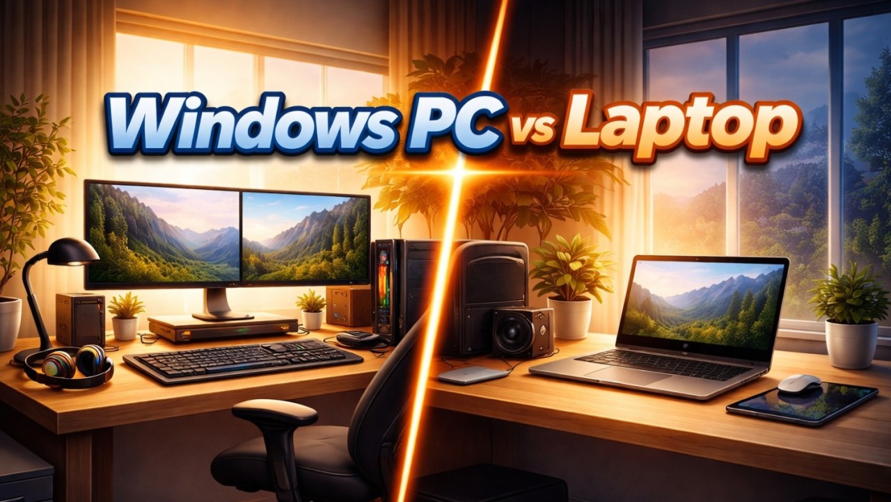 Windows Laptop or Desktop PC: Which should you buy?