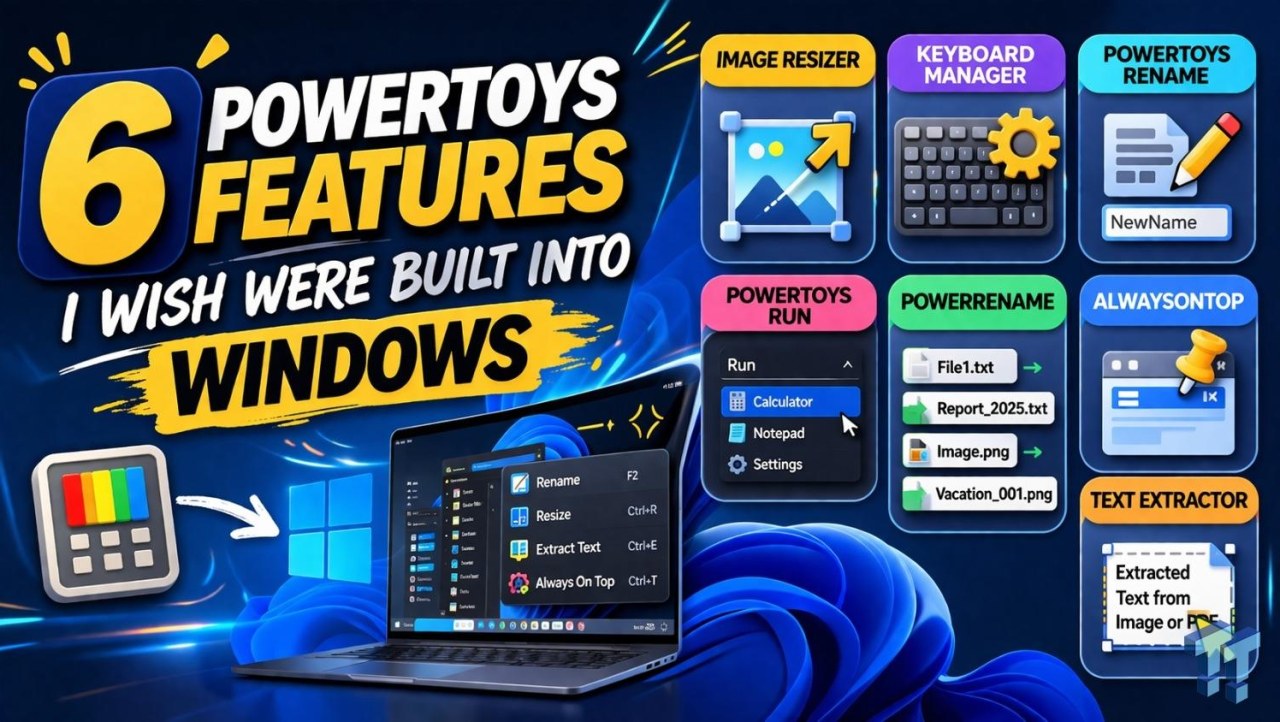 6 PowerToys Features I Wish Were Built Into Windows