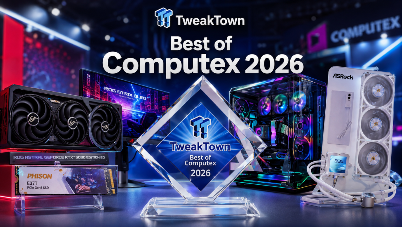 TweakTown's Best of Computex 2026 Awards - The Best Hardware, Gaming Gear, and AI