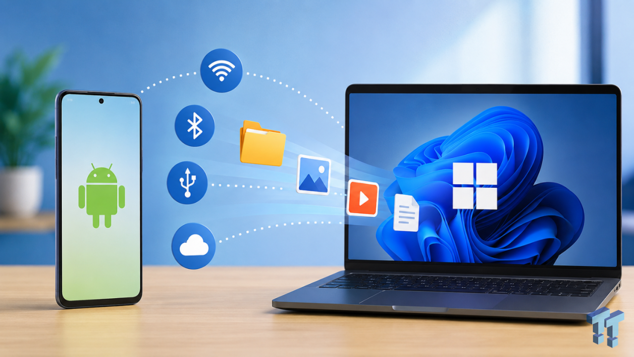 7 ways to transfer data from Android to Windows PC quickly and easily