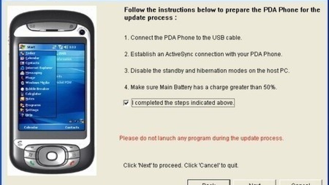 Upgrading from Windows Mobile 5 to WM6