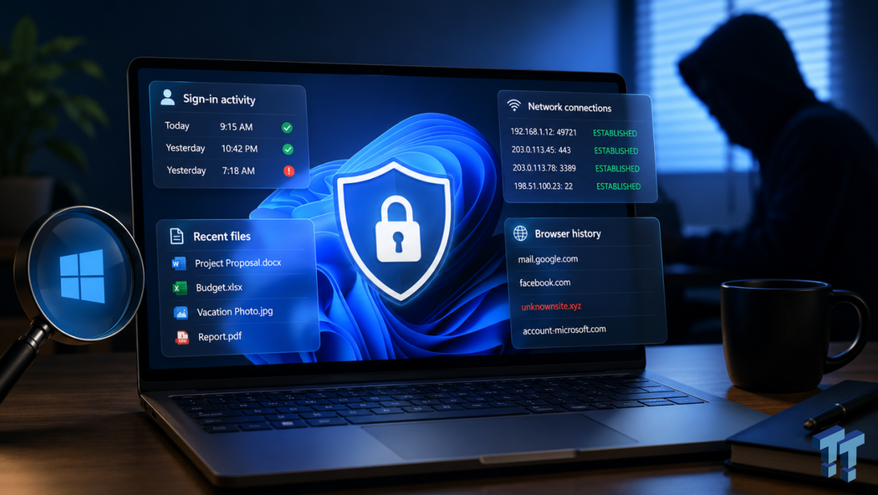 How to tell if someone has been using your Windows PC without your permission