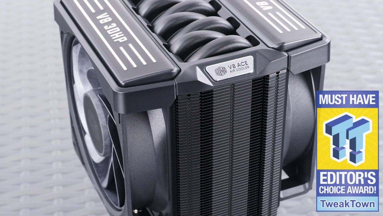 Cooler Master V8 ACE 3DHP BLACK CPU Cooler Review