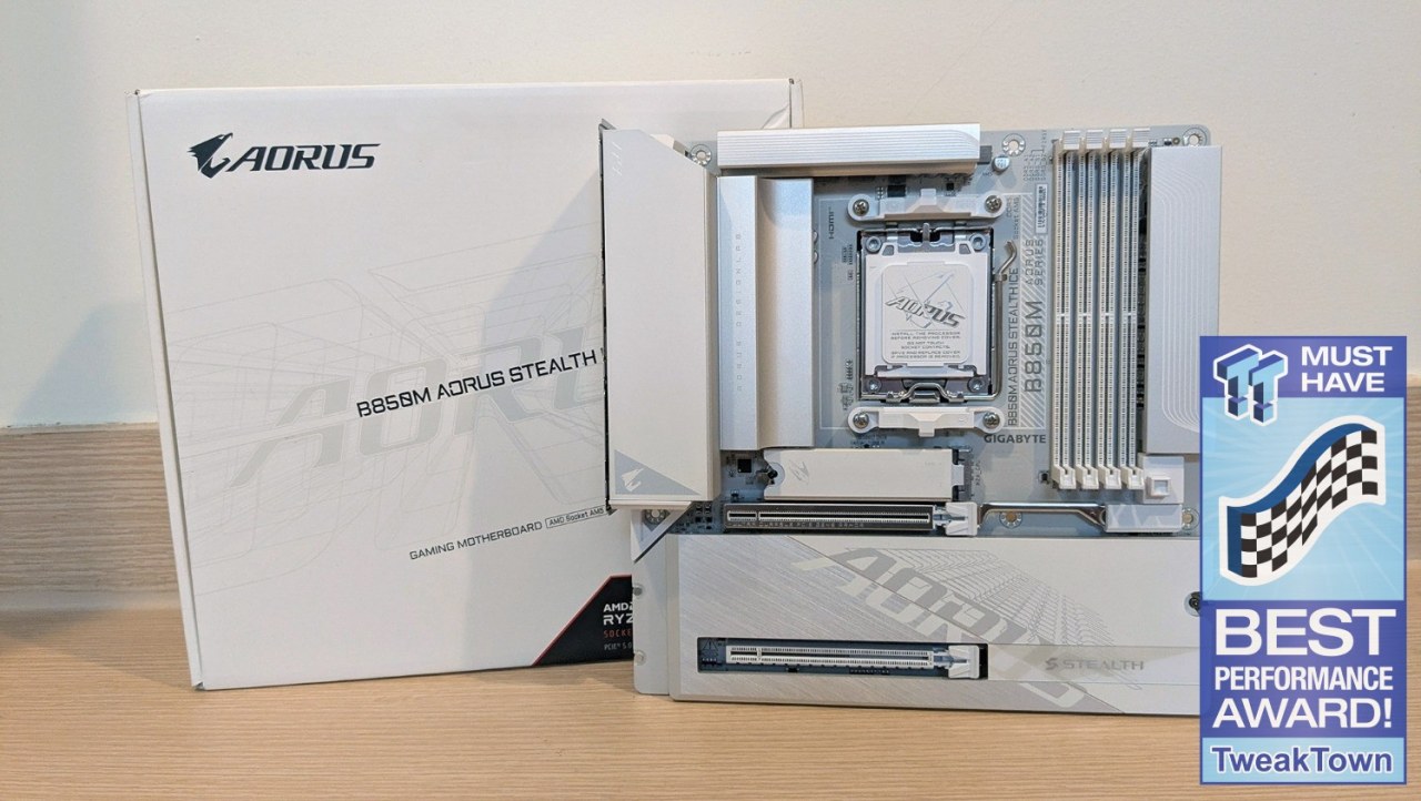 GIGABYTE B850M AORUS Stealth Ice Review - One for the cleanest of builds