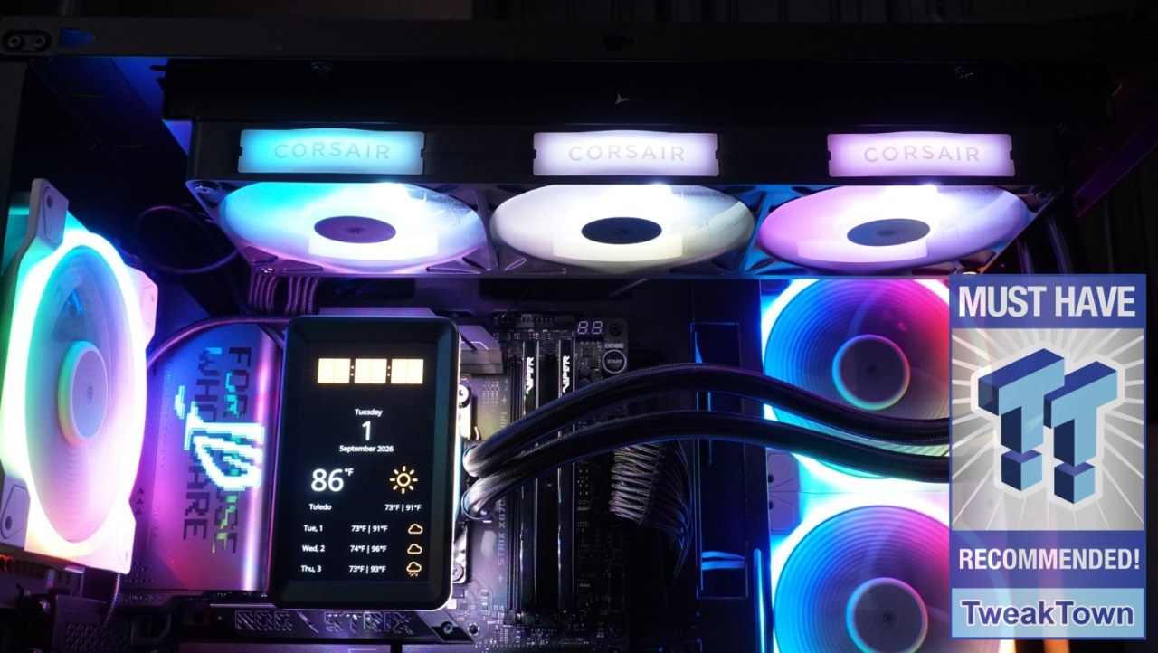 Corsair iCUE LINK Titan II 360 RX LCD Liquid CPU Cooler Review