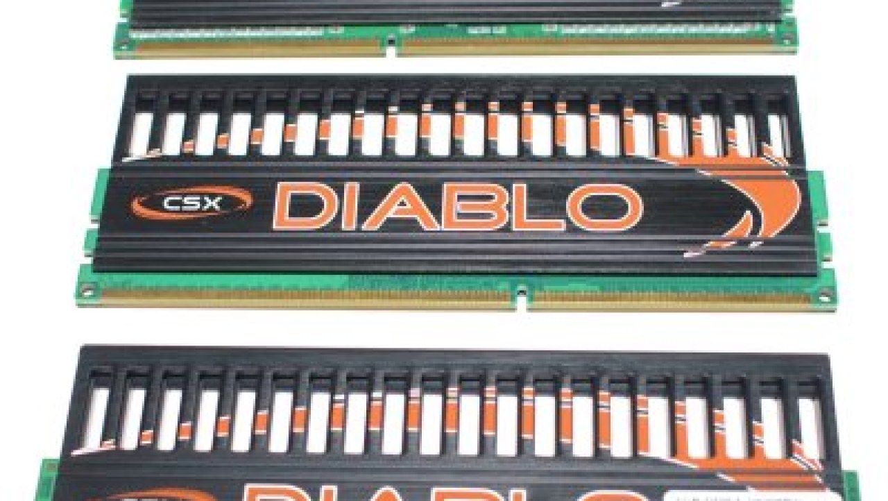 CSX DIABLO DDR3-2000MHz 3GB Triple Channel Memory Kit