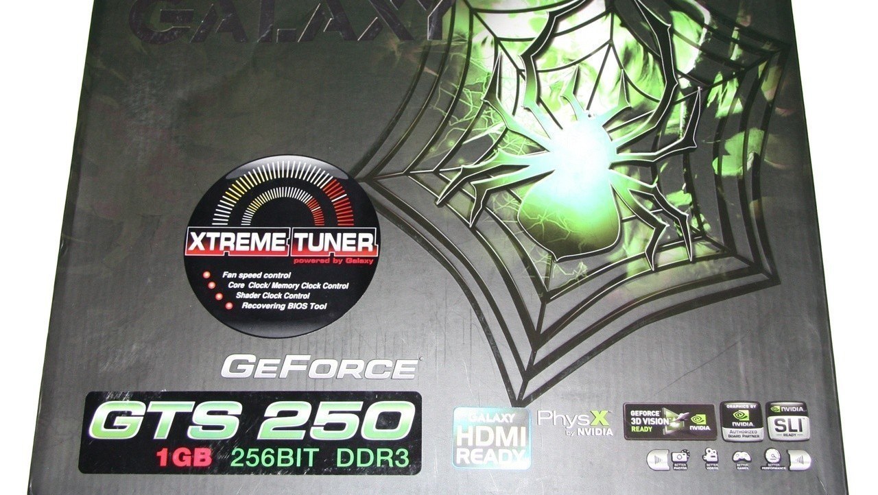 Galaxy GeForce GTS 250 1GB Graphics Card