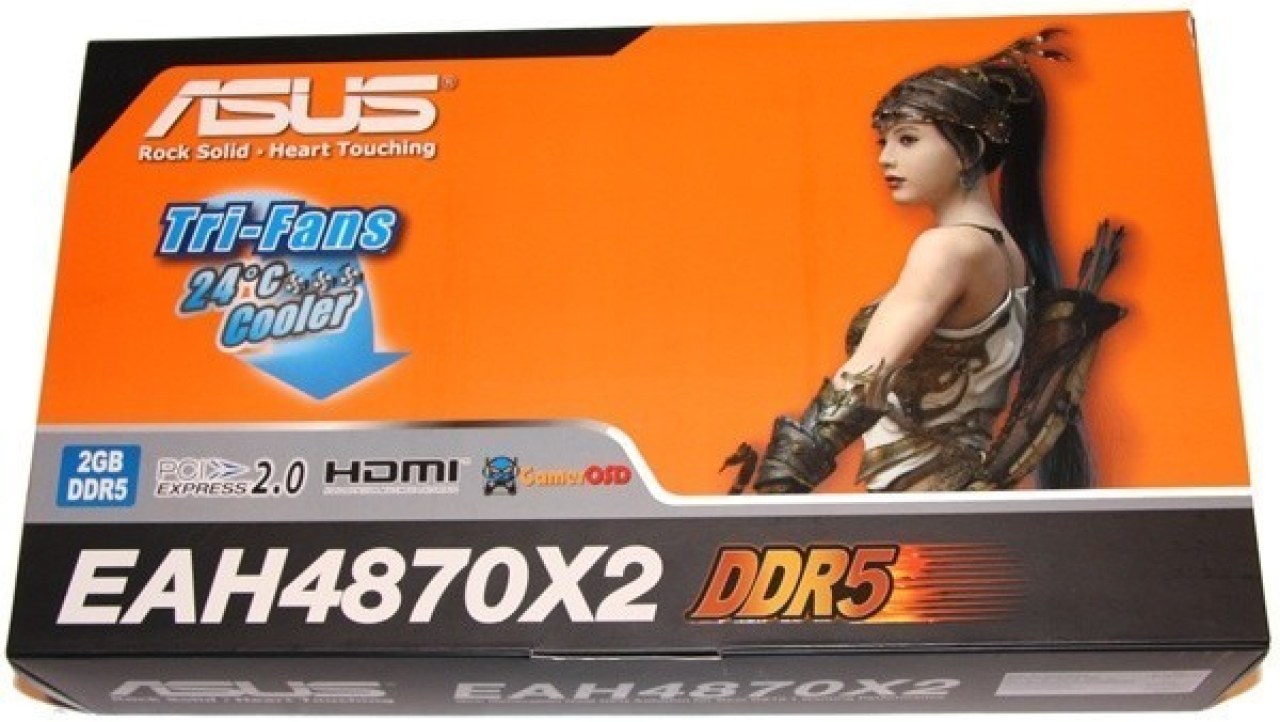 ASUS Radeon EAH4870X2 Tri-Fan Graphics Card