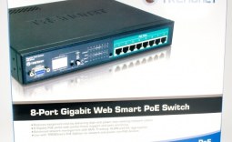 TRENDnet TPE-80WS 8-Port Power Over Ethernet Web Smart Switch