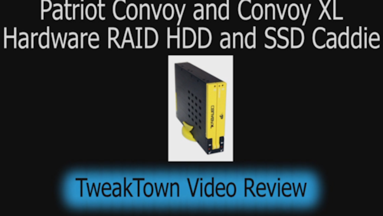 Patriot Convoy and Convoy XL Hardware RAID 2.5 inch Enclosure Video Review