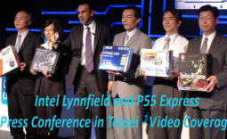 Intel Lynnfield and P55 Express Press Conference in Taipei - Video Coverage