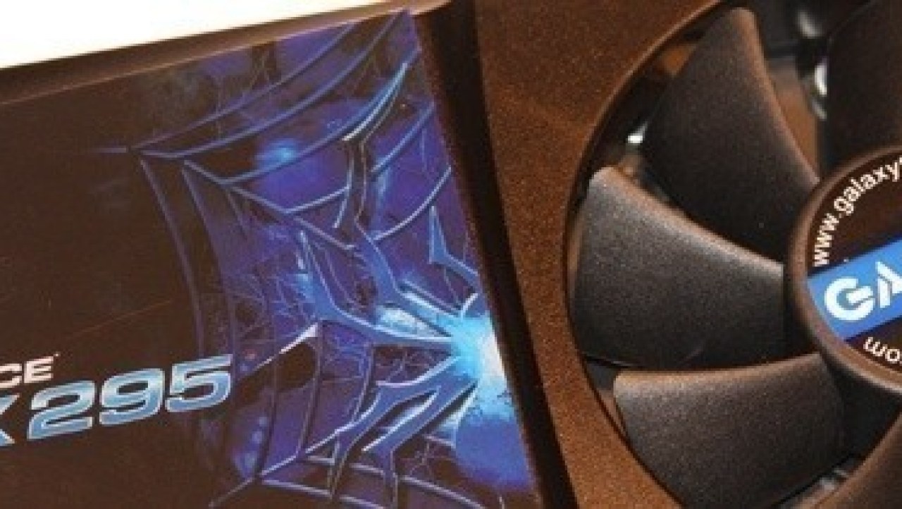 Galaxy GeForce GTX 295 Single PCB Overclocked Graphics Card