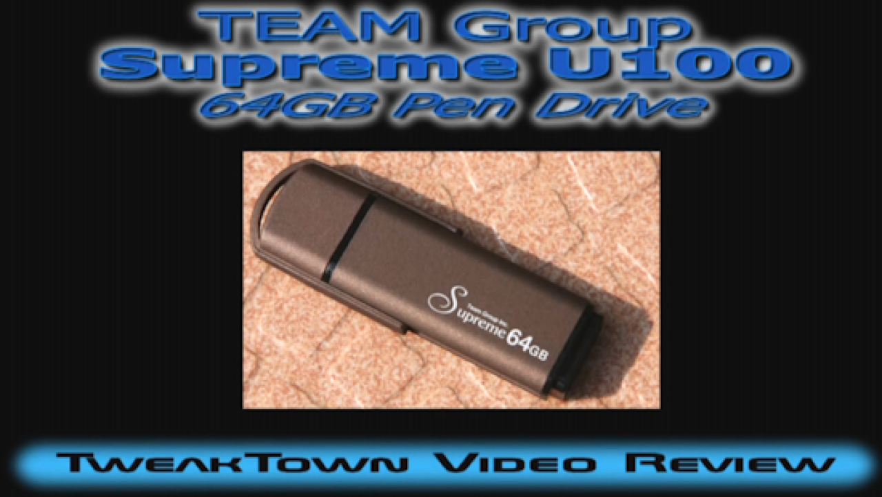 TEAM Group Supreme U100 64GB Pen Drive (HD) Video Review