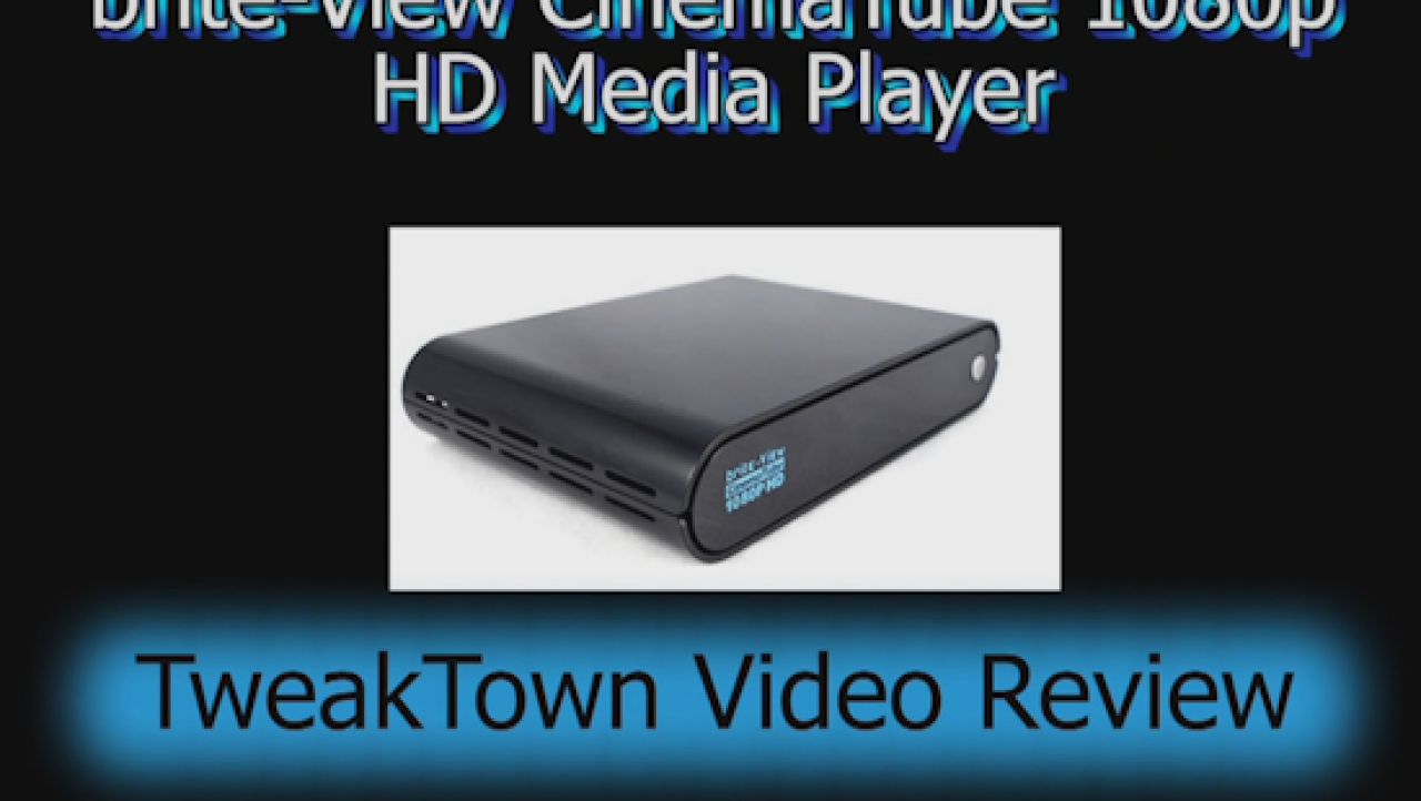 brite-View CinemaTube 1080p HD Media Player Video Review