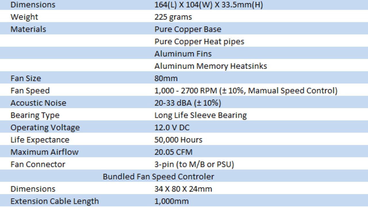 APACK ZEROtherm CoolMaxx 2000 VGA Cooler