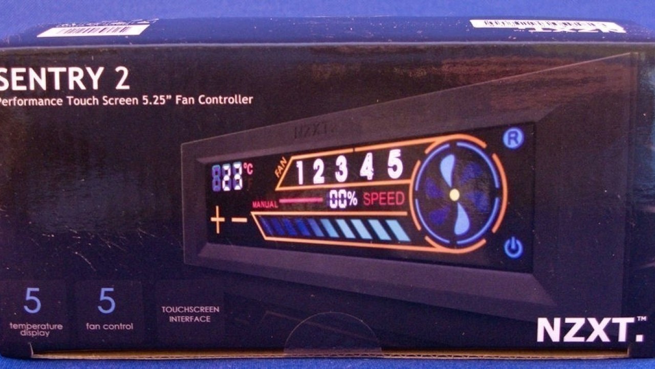 NZXT Sentry 2 Single-bay Touch Screen LCD Fan Controller