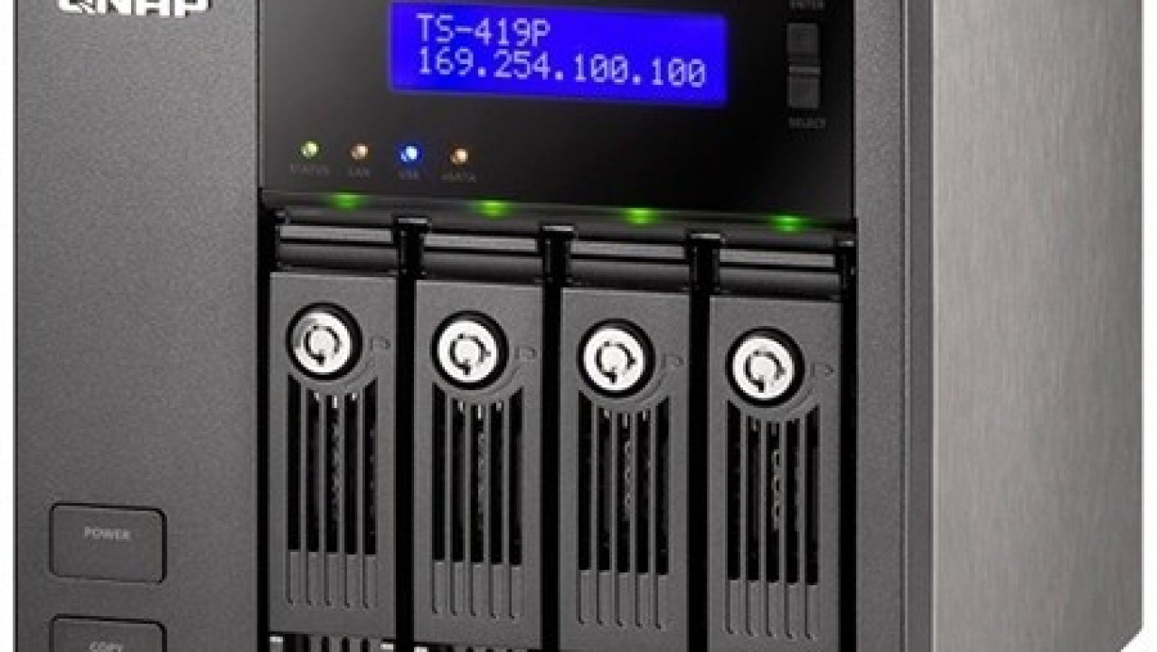QNAP TS-419P Four-Bay Turbo NAS Server