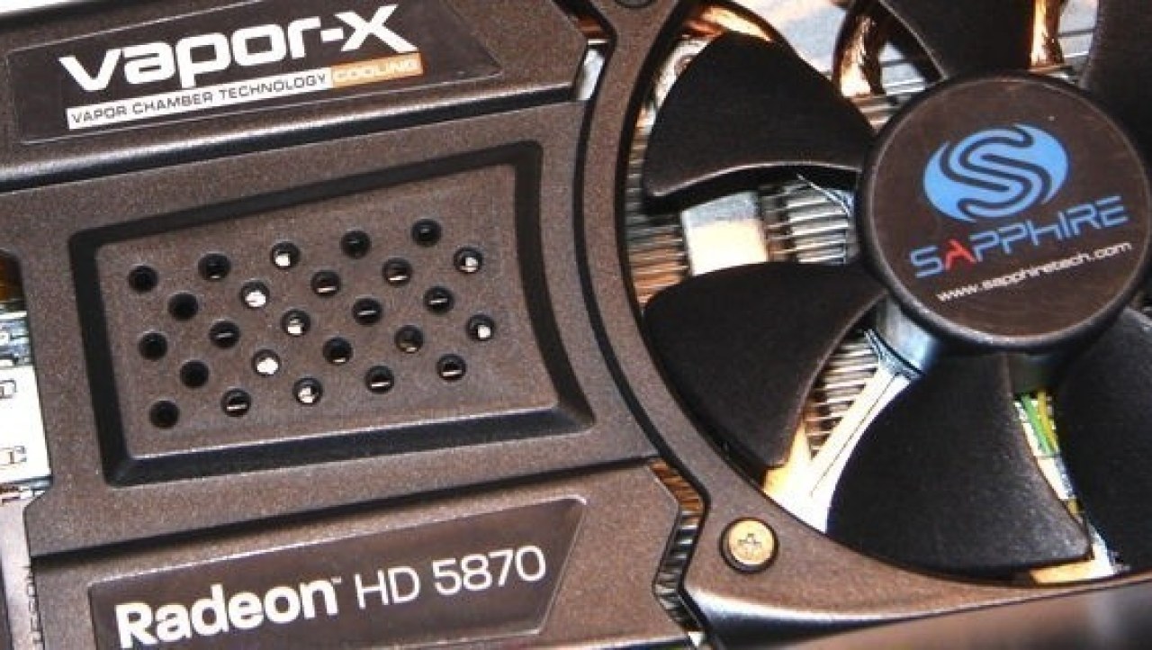 Sapphire Radeon HD 5870 1GB Vapor-X Video Card