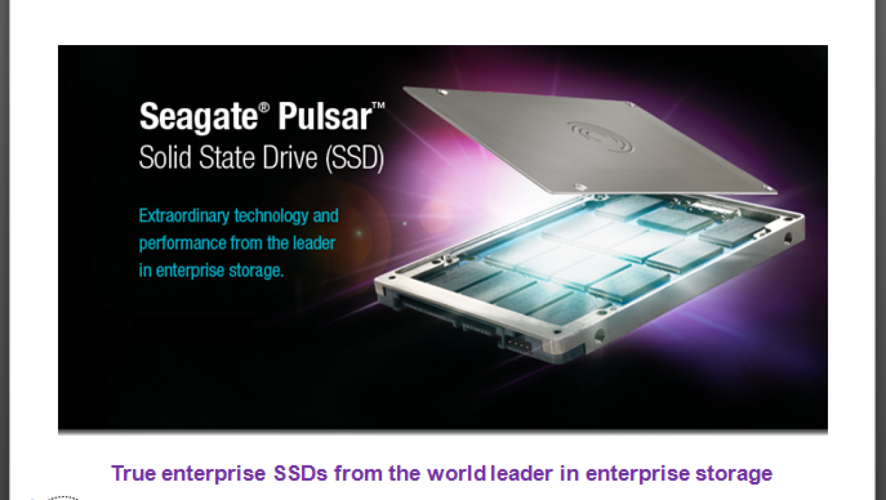 Seagate light up the Enterprise SSD sky with Pulsar