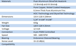 Nexus VCT-9000 CPU Cooler