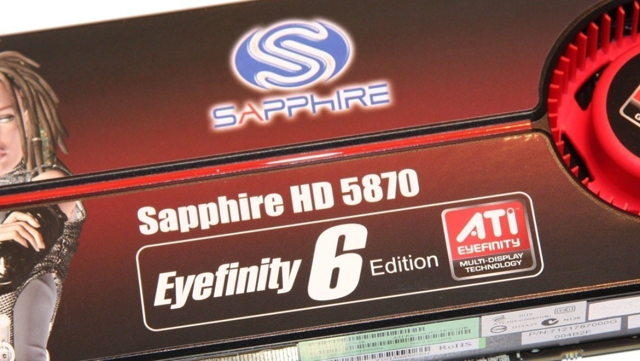 Sapphire Radeon HD 5870 Eyefinity6 Edition 2GB Video Card