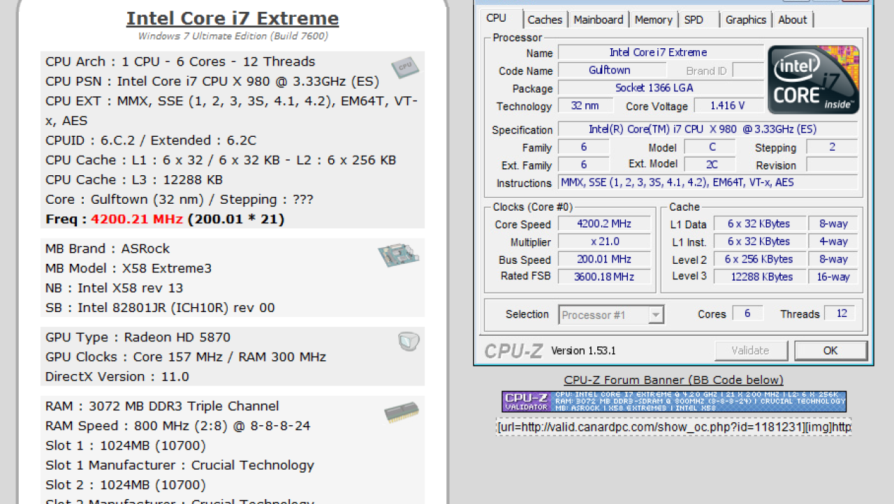Crucial Ballistix PC3-12800 (1600MHz) 6GB Kit