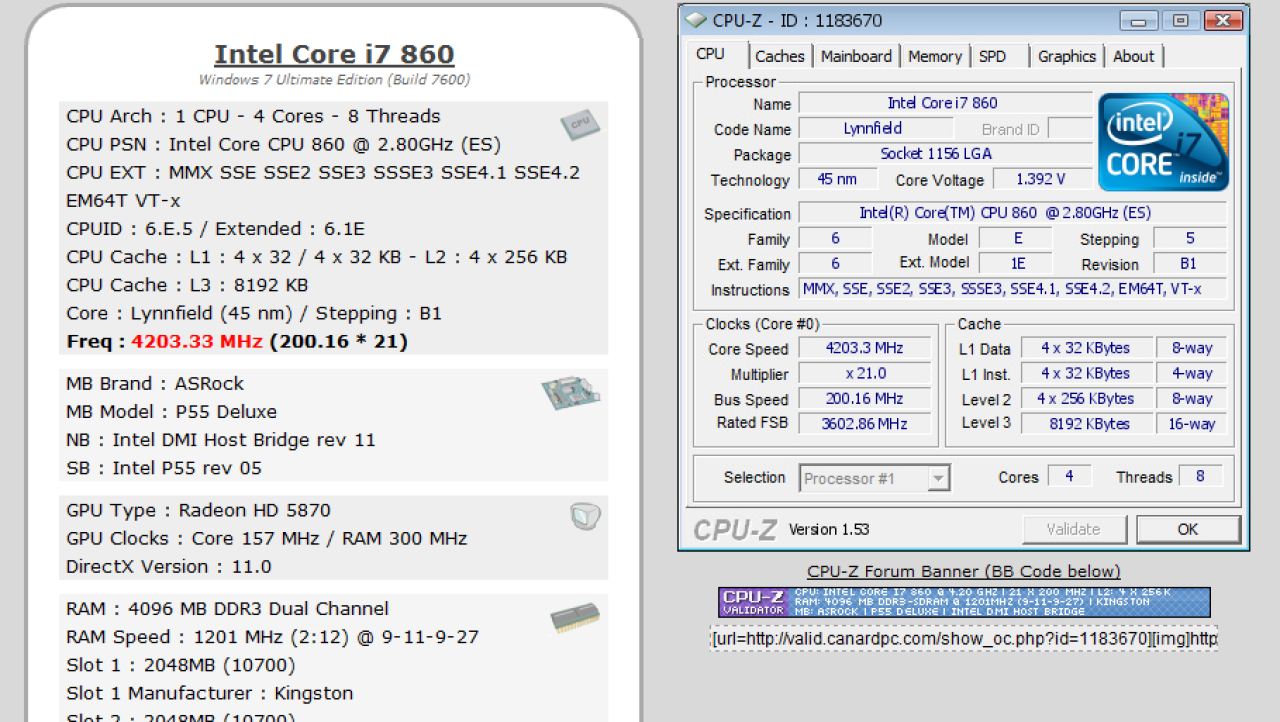 Kingston HyperX PC3-19200 (2400MHz) 4GB Kit
