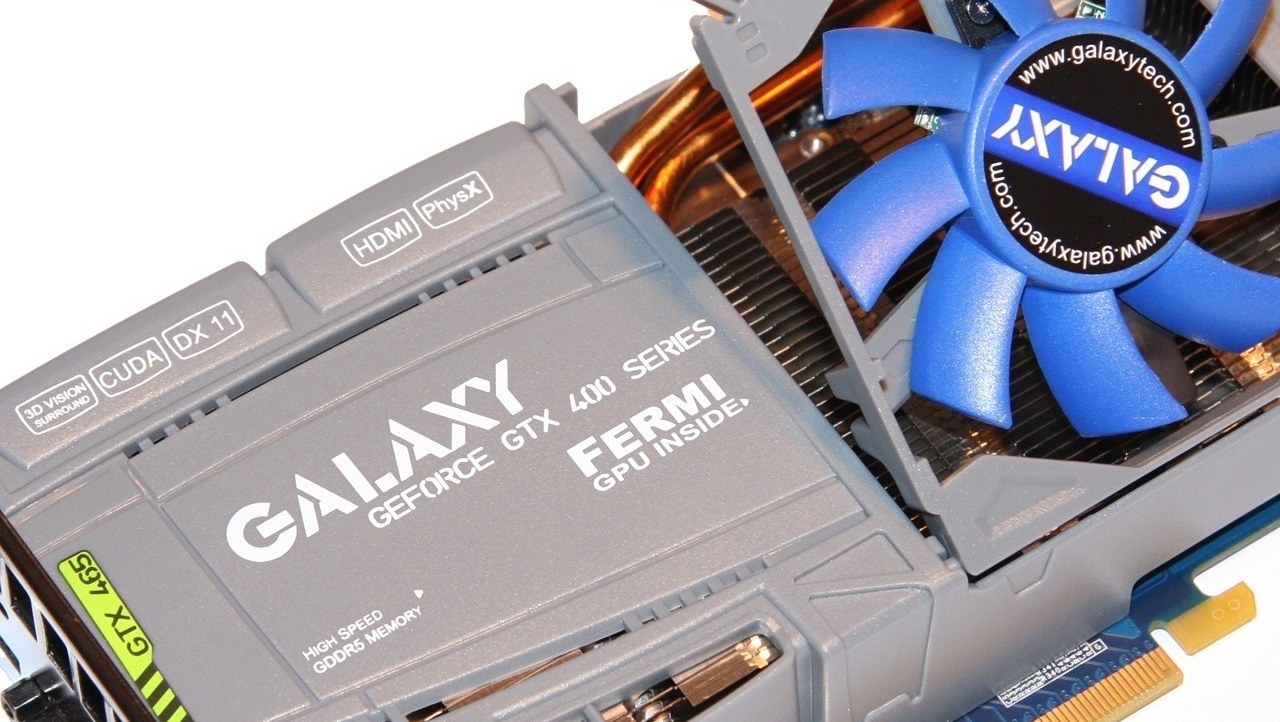 Galaxy GeForce GTX 465 GC Video Card Overclocked
