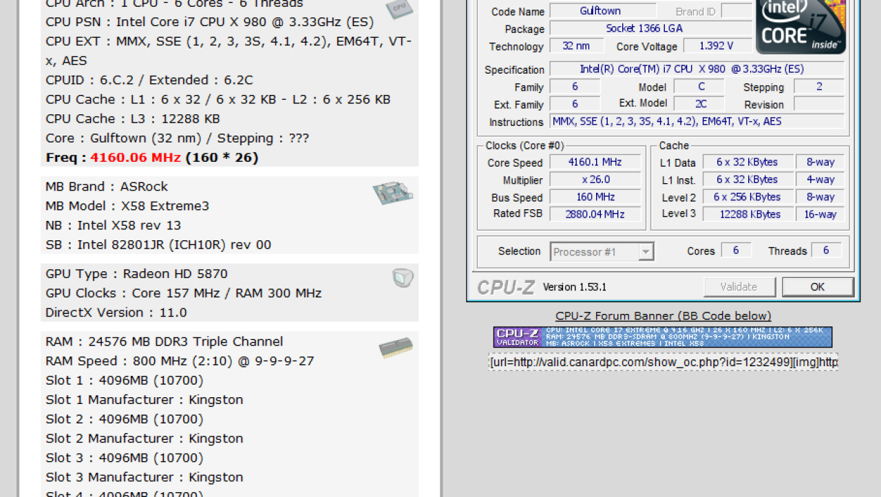 Kingston HyperX PC3-12800 (1600MHz) 24GB Kit