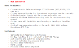 Danger Den DD-GTX470 GPU Water Block