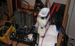 EVGA SR-2 and Four-way GTX 480 pretesting with Liquid Nitrogen by Deanzo